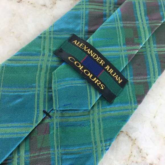 ALEXANDER JULIAN SILK TIE - Picture 5 of 14